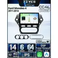 Магнитола Ford Mondeo 4 2010-2014 Teyes CC4L 6/64GB, 8-ми ядерный процессор, IPS, DSP, 4G, Wi-Fi, CarPlay, 2DIN