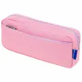 Пенал школьный мягкий 2 отделения Brauberg Pastel, розовый, 21х9,5х5см (272276) SQNKJ