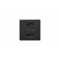 1 шт. Simon Connect Графит Зарядное устройство 2хUSB, К45, 5 В, 2,1А, K126E-14