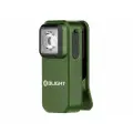 Фонарь Olight Oclip OD Green, Li-ion 280 mAh, 8 режимов, 300 люмен (Комплект)