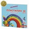 Пластилин 30 цветов Юнландия Юный волшебник, 600г, со стеком (105903), 6 уп.