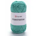 Пряжа Macrame YarnArt, св. бирюз - 172, 100% полиэстер, 6 мотков, 90 г, 130 м.