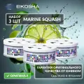 EIKOSHA Набор ароматизаторов для машины и дома - MARINE SQUASH / морская свежесть, автомобильный парфюм, арт. A-19 (3 шт.)
