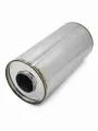 Резонатор «belais» круглый Ø120 мм, c камерой длина 400 мм, труба Ø63 мм (нержавеющая сталь) belais #22086