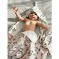 Полотенце с уголком для новорожденных муслиновое