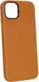 Чехол для iPhone 14 Plus Кожаный (Leather Co)-Коричневый