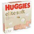 Набор из 3 штук Huggies Elite Soft подгузники для новорожденных 4-6 кг 2 размер 100 шт