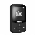 Спортивный MP3-плеер RUIZU X52 с Bluetooth, 8 ГБ, мини-клипса с экраном и поддержкой FM, запись, электронная книга, часы, шагомер, MP3-плеер с bluetooth, Black, 8 Гб
