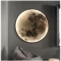 Лунный светильник/ Настенная Лампа-Картина Луна, диаметром 50 см (LED 24W)