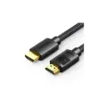 Кабель UGREEN HD119 (40102) 4K HDMI Cable Male to Male Braided. Длина 3 м. Цвет: черный.
