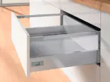 Ящик HETTICH InnoTech Atira полного выдвижения с механизмом Push to Open, Высота H176 мм, длина NL470 (47 см), с рейлингом, антрацит, (V 1) 9245444