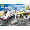 Конструктор Скоростной пассажирский поезд 1300 деталей