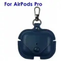 Кожаный чехол для беспроводных наушников для AirPods Pro Синий