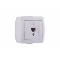 Компьютерная розетка Lezard NATA белый 710-0200-139 для сетевых и компьютерных устройств