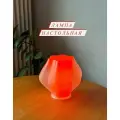 Лампа-светильник настольный оранжевый для дома и квартиры