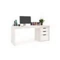 Есэндвич S Grand Лаворо Стол письменный с ящиками 180х60х75 см (Анкор белый)