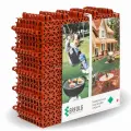 Пластиковая уличная модульная плитка Erfolg Home & Garden, терракот