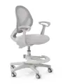 Растущее компьютерное детское кресло с подлокотниками Ergokids Mio Air Y-400 серое