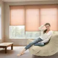 Бескаркасное дизайнерское кресло для отдыха дома aLounge - Acoustic Sofa - Eco Weave (шенилл, бежевый) - лаунж мебель в гостиную, спальню, детскую, офис, на балкон