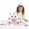 Большая игрушка 30 см ZURU Rainbocorns Unicorn Rescue серия 4 Единорог, сюрприз со слаймом, бисер и брелок, игрушки для девочек, 3+, 9262