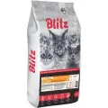 BLITZ SENSITIVE ADULT CAT TURKEY для взрослых кошек с индейкой (10 кг)