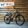 Велосипед детский горный 24 ARIA PRIME MS 241 D рама 12 (black|red), на рост 130-155см, подростковый, для мальчика, для девочки