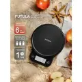 Весы кухонные до 6 кг Futula Kitchen Scale 6 черные, электронные, индикатор заряда батареи и перегрузки