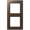 Рамка для розеток Jung A creation на 2 поста, мокко, универсальная