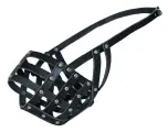 Намордник для собак Gamma / Гамма №4 180х70х160мм кожа/металл, черный