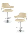 Стул барный DOBRIN Набор 2 шт Стул барный DOBRIN CHARLY, кремовый арт. LM-5019-N_CH-M_EL-cream
