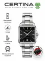 Наручные часы Certina, серебристый/черный