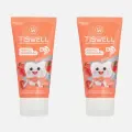 Зубная паста Tiswell, детская, от кариеса, нежный персик, 60 г, 2 шт