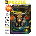 Пазлы для детей и взрослых 250 деталей Знак Зодиака Телец. Step Puzzle. Подарок парню, девушке на день рождения.
