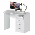 Стол письменный sitymebel Хит-1, ШхГхВ:100х50х75 см, цвет: Белый