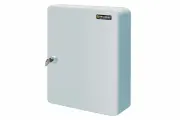 Шкафчик на 90 ключей BRAUBERG 300х240х80 мм, с замком, +90 брелоков, серый 290339