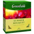 Чай травяной Greenfield Summer Bouquet Гринфилд саммер букет Малина, 9 упаковок по 100 пакетиков