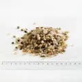 Камень декоративный Галька жемчужная фракция 3-5 мм белая 1 кг. Грунт для аквариума (237)