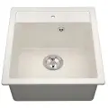 Мойка для кухни VIGRO врезная из искусственного камня (46*50 см), жасмин