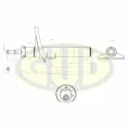 Амортизатор подвески G.U.D GSA334947 для Ford Galaxy; SEAT Alhambra; VW Sharan