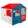 Игровой домик для детей PalPlay Большой КМБ, для дома и улицы, цвет сине-красный