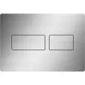 TECE solid панель смыва с двумя клавишами, металлическая, 9240430 (нерж. сталь полированная)