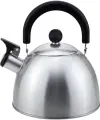 MALLONY Чайник GRANDE, объем 5 л, из нерж стали со свистком, с бакелитовой ручкой, матовый (985619)