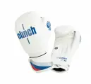 Перчатки боксерские Clinch Olimp бело-синие (вес 12 унций)