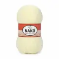 Пряжа Super Inci Narin, Nako, экрю - 256, 25% шерсть, 75% акрил, 5 мотков, 100 г, 540 м.
