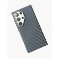 Чехол для Samsung S24 Ultra с MagSafe Luxo из ударопрочного пластика под карбон черный