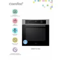Встраиваемый электрический духовой шкаф Comfee CBO721AX, ширина 60 см, глубина 50 см, съемная дверца, 67 л, LED дисплей