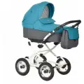 Коляска-люлька Indigo BLUES Classic всесезонная (06), морская волна