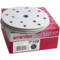 Круг абразивный SMIRDEX 510 White, D150мм, 15 отверстий (100шт.) P100