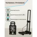 Тележка PROTRAVEL, грузоподъемность до 25 кг, складная, черная