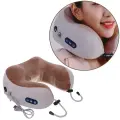 Массажер для шеи «Healthy», электрический, U-образный, бежевый, для расслабления мышц